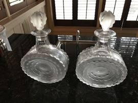 Lalique decanters