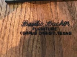 Mark on the proceeding bar stools