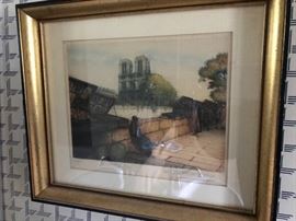 Engraving by Victor Valery