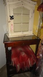 Side Table, Small vintage cabinet 