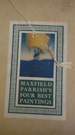 Maxfield Parrish's ?? Pastel on Tin