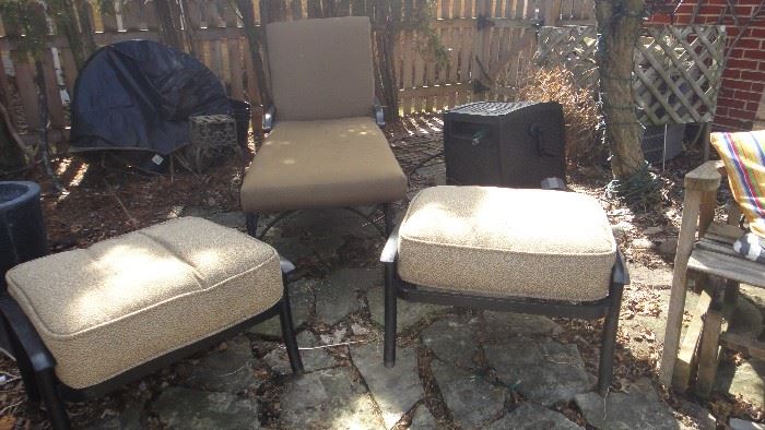 Patio Chairs, Patio Ottomans 