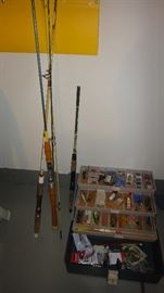 Fishing Rods,   Berkley Buccaneer Cork Rod,  Beacon Rod, Garcia Rod