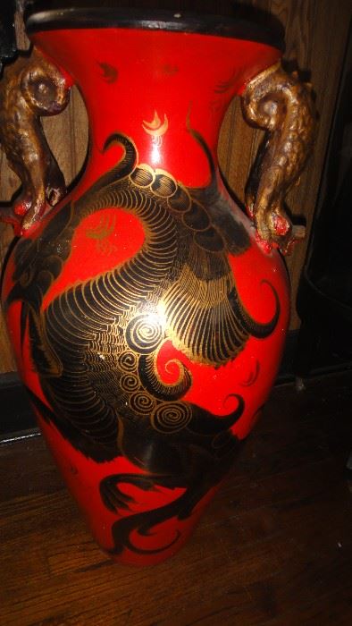 Large Asian Style Urn