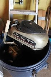Vintage Martin "40" outboard motor