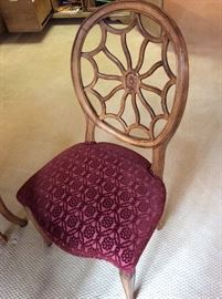 DETAIL OF SPIDERBACK CHAIR