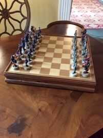 US American Civil War Chess Set

