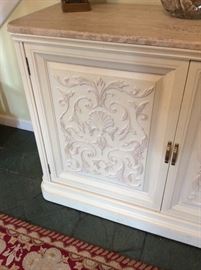 Detail of carved doors