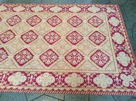 French Aubusson Needlepoint Rug
