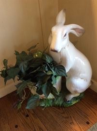 Porcelain Rabbit Decor