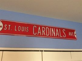 St. Louis Cardinals Street Sign  Perfect for Man Cave 