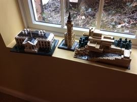 LEGO  White House, Big Ben and Falling water House