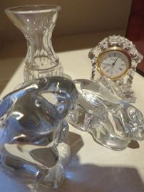 Nice crystal Decor, Waterford, Baccarat, etc