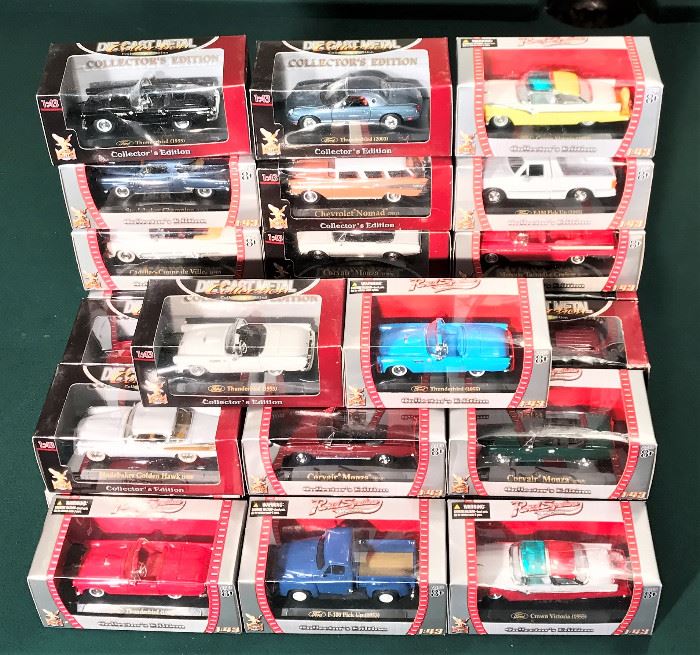 DIE CAST METAL VEHICLES 1/43 SCALE  http://www.ctonlineauctions.com/detail.asp?id=694751