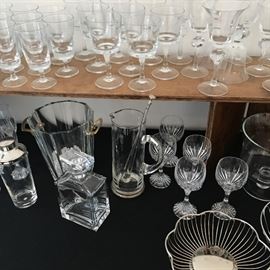 Another view of the elegant Glassware