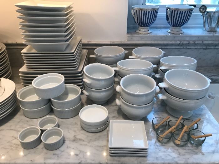 Pottery Barn square dishes