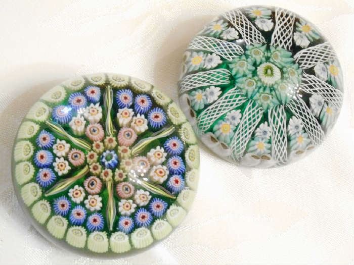 MORE VINTAGE GLASS PAPERWEIGHTS