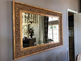 large gold mirror