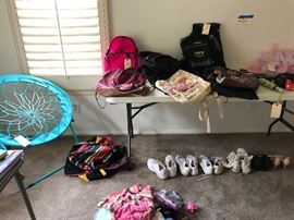 Cheerleader shoes, bags