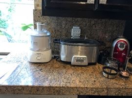 pod coffee maker, crockpot, etc