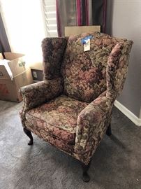 Floral Wingback chair - 