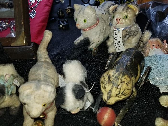 Antique & Vintage Toy Steiff Cats and others