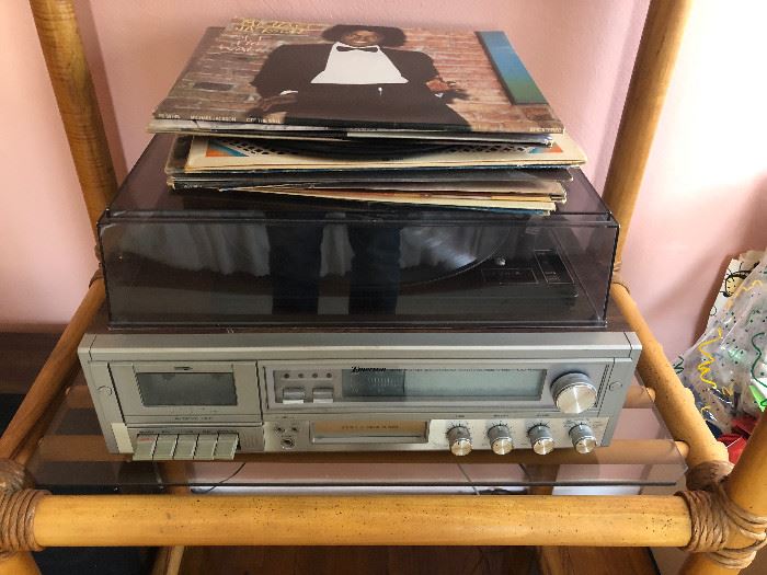 Turntable Player, Speakers and Records  https://www.ctbids.com/#!/description/share/5988