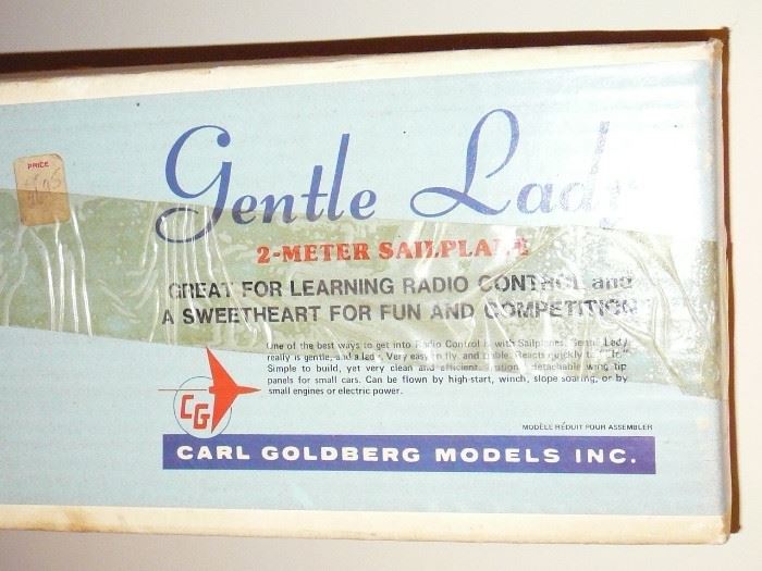 Gentle Lady 2 meter sailplane Carl Goldberg