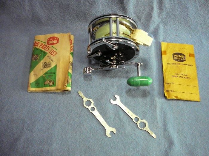 Penn #49 Saltwater reel and accessories