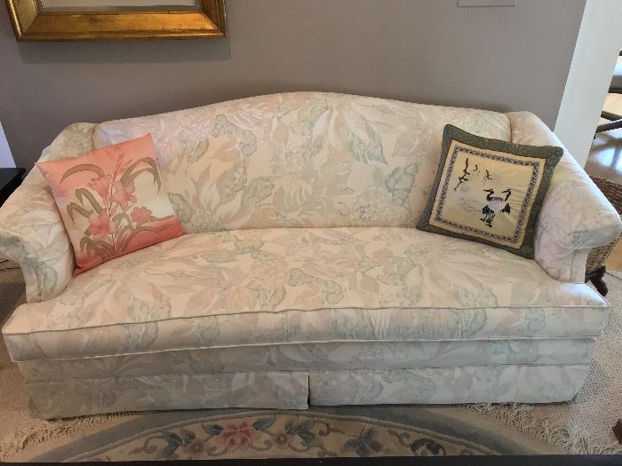 Vintage floral sofa