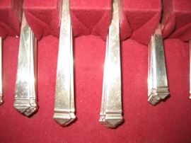 Tiffany "Hampton" sterling silver flatware