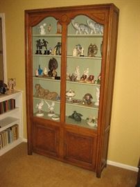 Open front china cabinet