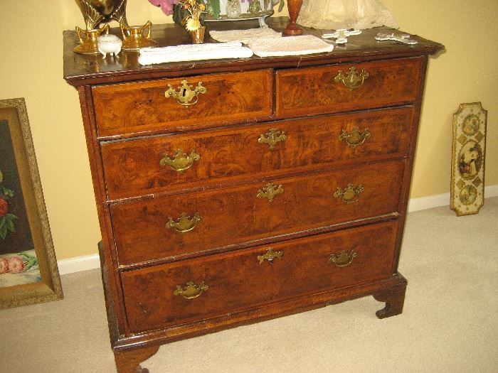 Antique English chest of drawers