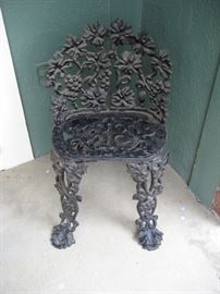 Cast iron chair