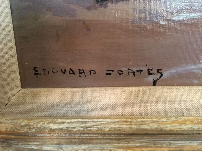 Edouard Cortes signature