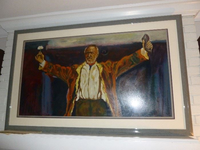 Signed & Numbered ANTHONY QUINN Serigraph titled 'TRIUMPH'