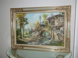 Framed Oil Painting
