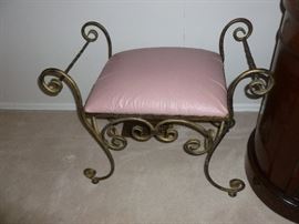 Wrought Iron Bench