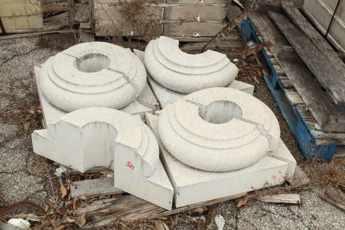 6 Pieces of Precast Concrete