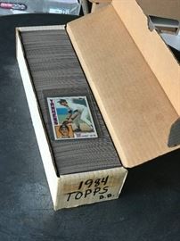 1984 Topps Baseball card complete set