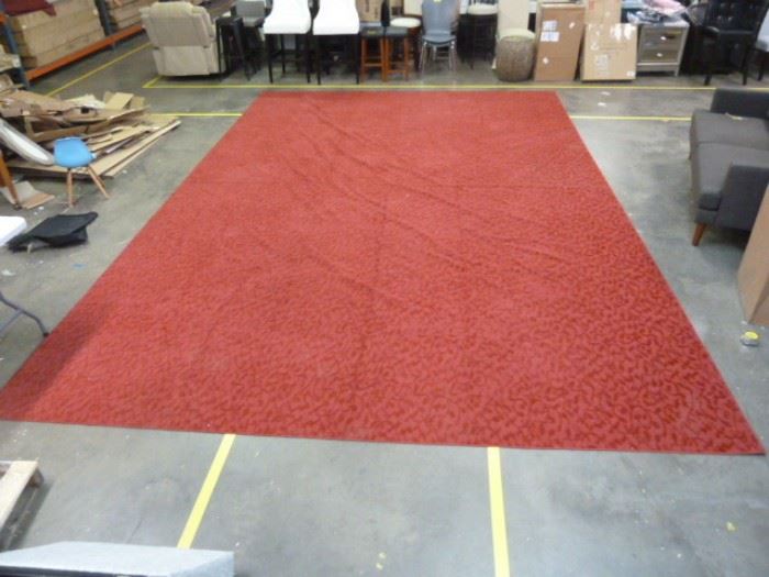 NEW 12' X 18' RED AREA RUG