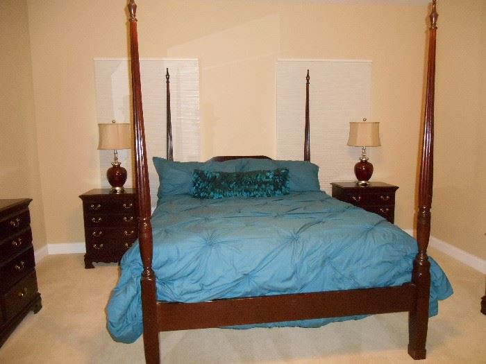 Crawford Four Post Queen Bed