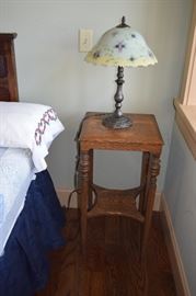 Antique Oak End Table