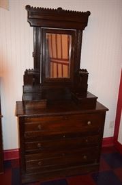 Antique East Lake Chest of Drawers 18" D X 39" W X 72" T