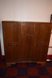 Antique Oak Blanket Chest 53" X 16" X 55"