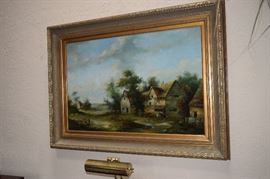 Original Oil by Artist T. Vogel 33" X 45"