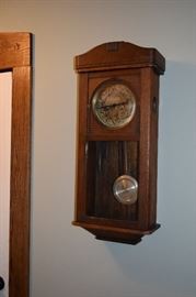 Antique Wall Pendulum Chime Clock