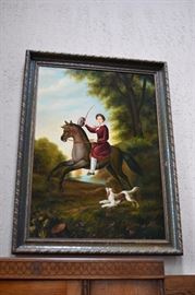 Original Oil on Canvas Framed 30" X 40"