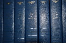The Annals of America Encyclopedia Britannica Complete 20 Volume Set 1493 - 1968