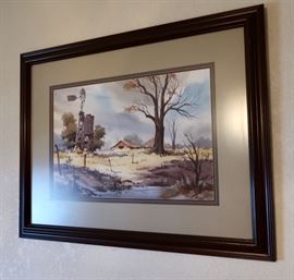 John Carter (Texas Artist) Framed Art